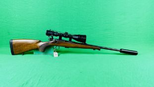 BRND MODEL 2-E .22 CALIBRE BOLT ACTION RIFLE, #354273, FITTED WITH SAK .