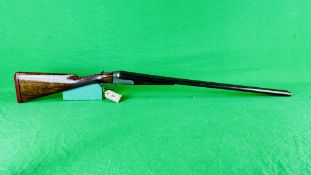 WILLIAM POWELL & SON 12 BORE SIDE BY SIDE SHOTGUN #16540,