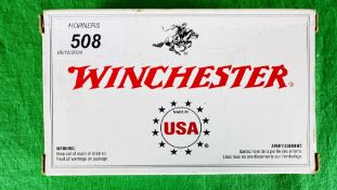 20 ROUNDS WINCHESTER 308 147GR RIFLE AMMUNITION - (REF: 1634) - (TO BE COLLECTED IN PERSON BY