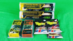 A GROUP OF AS NEW CLEANING ACCESSORIES TO INCLUDE VERNEY CARRON 28 GAUGE CLEANING KIT,