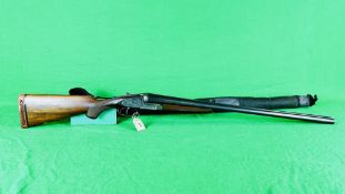 AN EBOR PREMIUM GRADE 12 GAUGE SIDE BY SIDE SHOTGUN, 27½ INCH BARRELS, SIDE LOCK, NON EJECTOR,