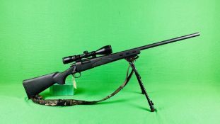 REMINGTON MODEL 700 308 WIN CALIBRE BOLT ACTION RIFLE, ALL WEATHER STOCK,