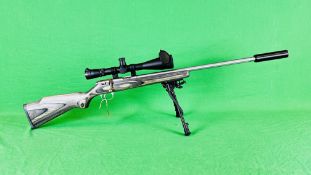 MARLIN MODEL 917VS .17HMR CALIBRE BOLT ACTION RIFLE, #91651960 FITTED WITH SAK .