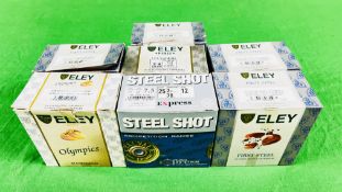 168 X 12 STEEL CARTRIDGES INCLUDING ELEY FIRST 24GRM 7½ SHOT,