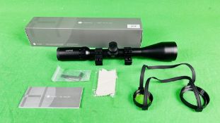 A BOXED HAWKE FAST MOUNT 3-9 X 50 MIL DOT SCOPE
