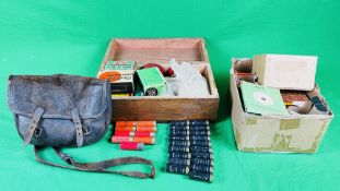 A GROUP OF MIXED COLLECTORS CARTRIDGES TO INCLUDE ELEY IMPAX, WESTLEY RICHARDS, THREE CROWNS,