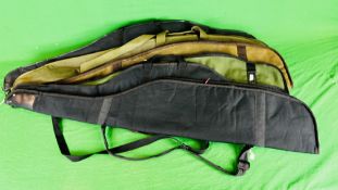 6 X MIXED CANVAS GUN SLIPS