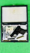TWO VINTAGE BLANK FIRE STARTING PISTOLS TO INCLUDE WEBLEY MARK 3 SPORTS STARTING PISTOL AND