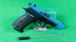 AS NEW CHIPPA 75 8MM BLANK FIRE PISTOL WITH HARD TRANSIT CASE AND ACCESSORIES - (ALL GUNS TO BE