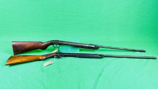 TWO DIANA VINTAGE BREAK BARREL AIR GUNS TO INCLUDE MOD 27 .