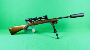 MARLIN MODEL 25MN .22 WMR CALIBRE BOLT ACTION RIFLE, #04520221 FITTED WITH UNKNOWN .