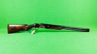 AYA YEOMAN 12 BORE OVER AND UNDER SHOTGUN, 28 INCH MULTI CHOKE BARRELS (TOTAL 3 CHOKES AND KEY),