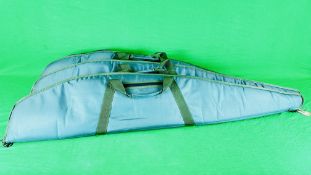 3 X GREEN PADDED RIFLE SLIPS