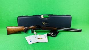 WEBLEY & SCOTT MODEL 912K 12 BORE OVER AND UNDER SHOTGUN,