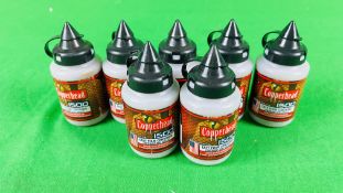 7 X COPPERHEAD 1500 COPPER COATED PREMIUM BB'S - (NO POSTAGE OR PACKING AVAILABLE)
