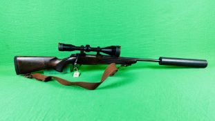 BROWNING .308 WIN CALIBRE BOLT ACTION RIFLE, #34499PV717 FITTED WITH UNKNOWN .