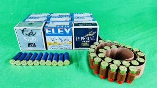 200 X ELEY GRAND PRIX STEEL 12 GAUGE 32 GRM LOAD, 4 SHOT CARTRIDGES,