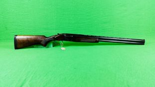 BAIKAL 12 GAUGE OVER AND UNDER SHOTGUN, 28½ INCH MULTI CHOKE BARRELS (2 CHOKES), 3 INCH CHAMBER,