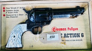 CROSMAN PELLGUN SINGLE ACTION .