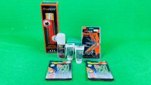 A GROUP OF SHOTGUN CLEANING ACCESSORIES AND TOOLS TO INCLUDE PRO HUNT KRONOS MULTI TOOL,