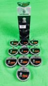 10 X 500 .177 RWS SUPERDOME FIELD LINE AIR RIFLE PELLETS 8.