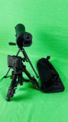 BOXED OPTUS ZOOM 20-60X60 SPOTTING SCOPE WITH HAMA TRIPOD