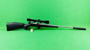 CZ MODEL 452 - 2E ZKM .22 LR BOLT ACTION RIFLE, ALL WEATHER STOCK, #890375 FITTED WITH UNKNOWN .
