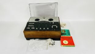 A VINTAGE BANG & OLUFSEN BEOCORD 2000 REEL TO REEL PLAYER (COLLECTORS ITEM ONLY) - SOLD AS SEEN.