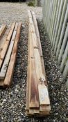 14 X 3.6M LENGTH BROWN TREATED 85MM X 40MM SAWN TIMBER.