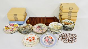 AN ASSORTMENT OF COLLECTORS PLATES INCLUDING WEDGWOOD, ROYAL ALBERT, THE COLLECTORS STUDIO, ETC.