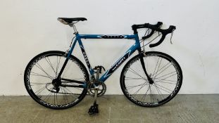 A LUGANO COPPI FAUSTO 7005 SERIES 16 SPEED ROAD / RACING BIKE, MATCH RACING SERIES WHEELS.
