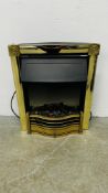 A DIMPLEX ELECTRIC COAL EFFECT FIRE, MODEL HTN20 - SOLD AS SEEN.