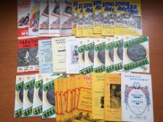 EPHEMERA: NORWICH SPEEDWAY PROGRAMMES (21), SOME DUPLICATES, c1958, ALSO STOCK OR RACING (6),