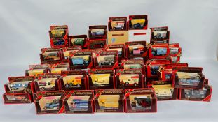 AN EXTENSIVE COLLECTION IN 3 BOXES OF MATCHBOX MODELS OF YESTERYEAR DIE-CAST MODEL VEHICLES AND