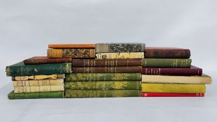 A BOX OF NATURAL HISTORY BOOKS TO INCLUDE FUR AND FEATHER SERIES,