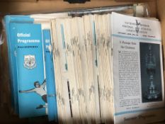 FOOTBALL PROGRAMMES: SPURS HOME c1961-70 (128), PLUS EVENING STANDARD 1962-3 SUPPLEMENTS.