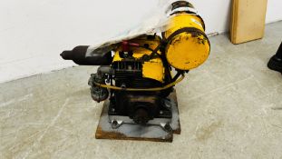 A VINTAGE VILLIERS MIXER ENGINE WITH USER MANUAL.