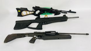 A GROUP OF 3 VARIOUS AIR GUNS TO INCLUDE KHC THUNDERBOLT, BAIKAL 60 .