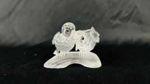 A SWAROVSKI CRYSTAL ORNAMENT 