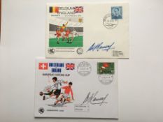 AUTOGRAPHED COVERS: 1970 AND 1971 COVERS, EACH SIGNED ALF RAMSEY (2).