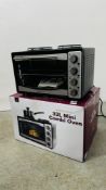 ANDREW JAMES 33 LITRE COUNTER TOP MINI COMBI OVEN (LITTLE USED) - SOLD AS SEEN.