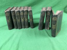 Small collection of books by Dumas, all worn: 6 vol (complete set) of Viscomte de Bragelonne.