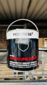 2 X 2.5 LITRE FORTRESS ANTI CLIMB PAINT (BLACK).