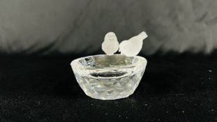 A SWAROVSKI CRYSTAL ORNAMENT 