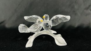 A SWAROVSKI CRYSTAL ORNAMENT 