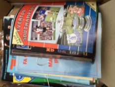 FOOTBALL PROGRAMMES: TRAY OF MAINLY SEMI-FINALS, INTERNATIONALS, 1968 AND 1971 EUROPEAN CUP FINALS,