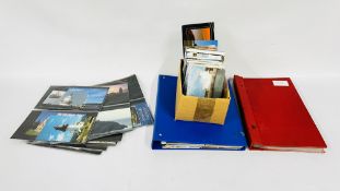 POSTCARDS: BOX WITH MAINLY MORE MODERN POSTCARDS FEATURING LIGHTHOUSES,