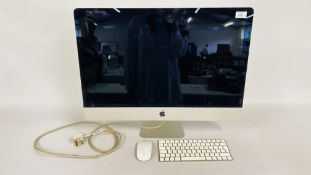 APPLE IMAC 27 INCH DESK TOP COMPUTER 4 GHZ QUAD CORE INTEL CORE i7 PROCESSOR,