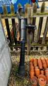 A REPRODUCTION CAST IRON WATER PUMP FEATURE, HEIGHT 135CM.