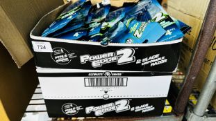 55 X 4 PACKS OF POWER EDGE 2 RAZORS.
